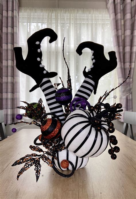 Halloween Décor 2.0: Witch Legs Flipped Over